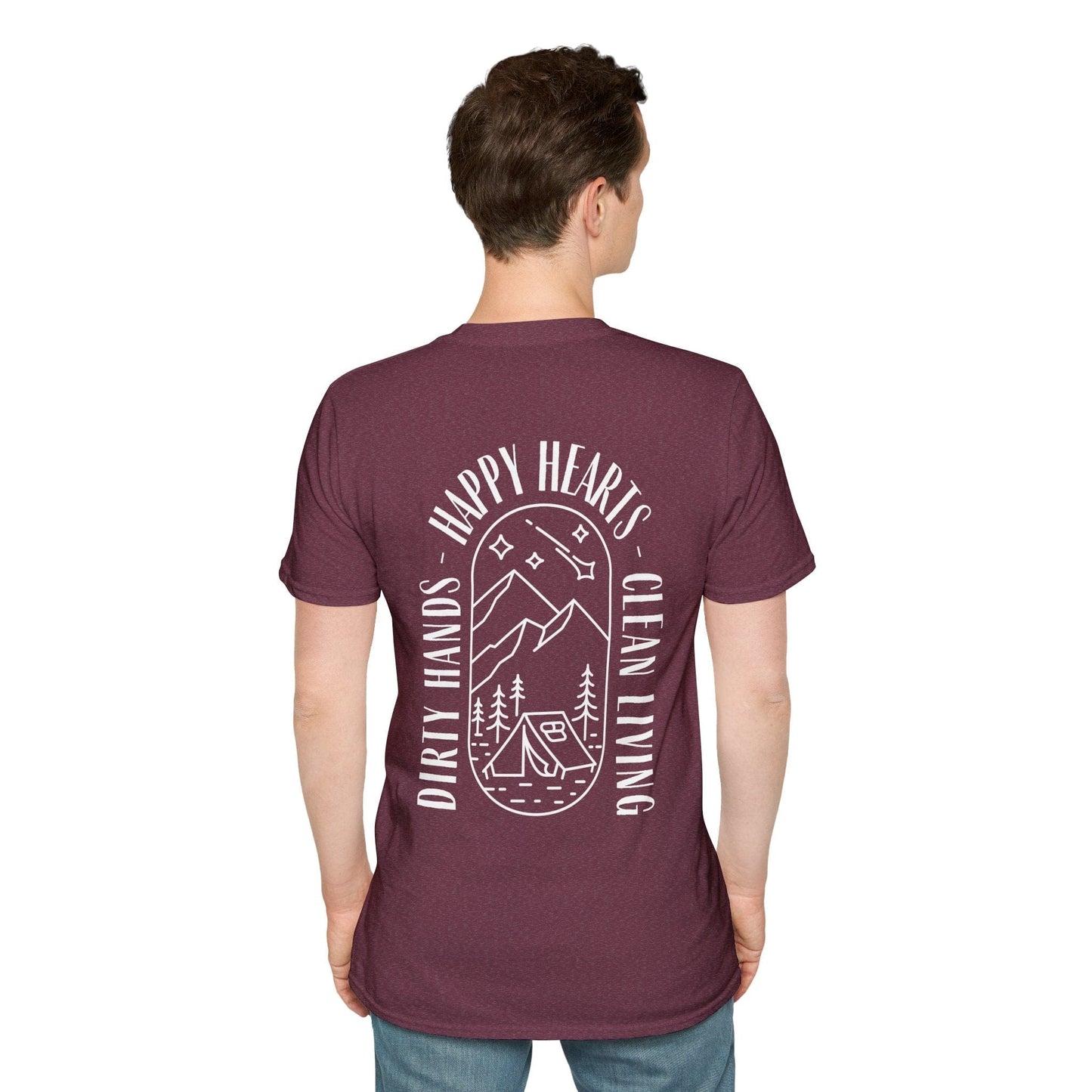 Clean Living Camp T-Shirt (BACK)
