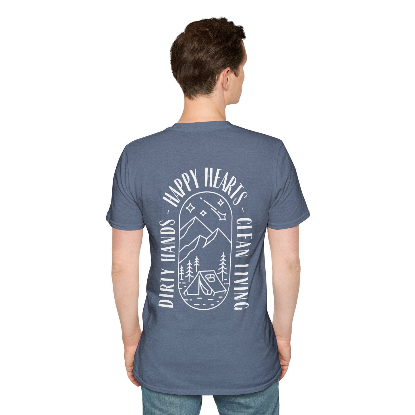 Clean Living Camp T-Shirt (BACK)