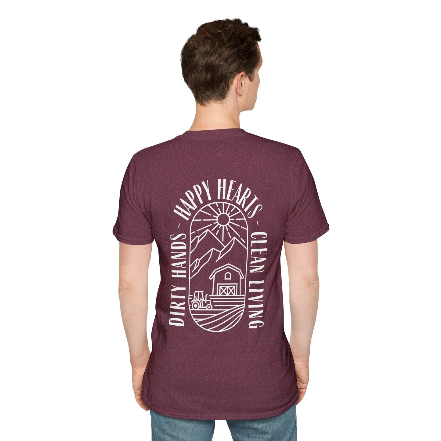 Clean Living Farm T-Shirt (BACK)