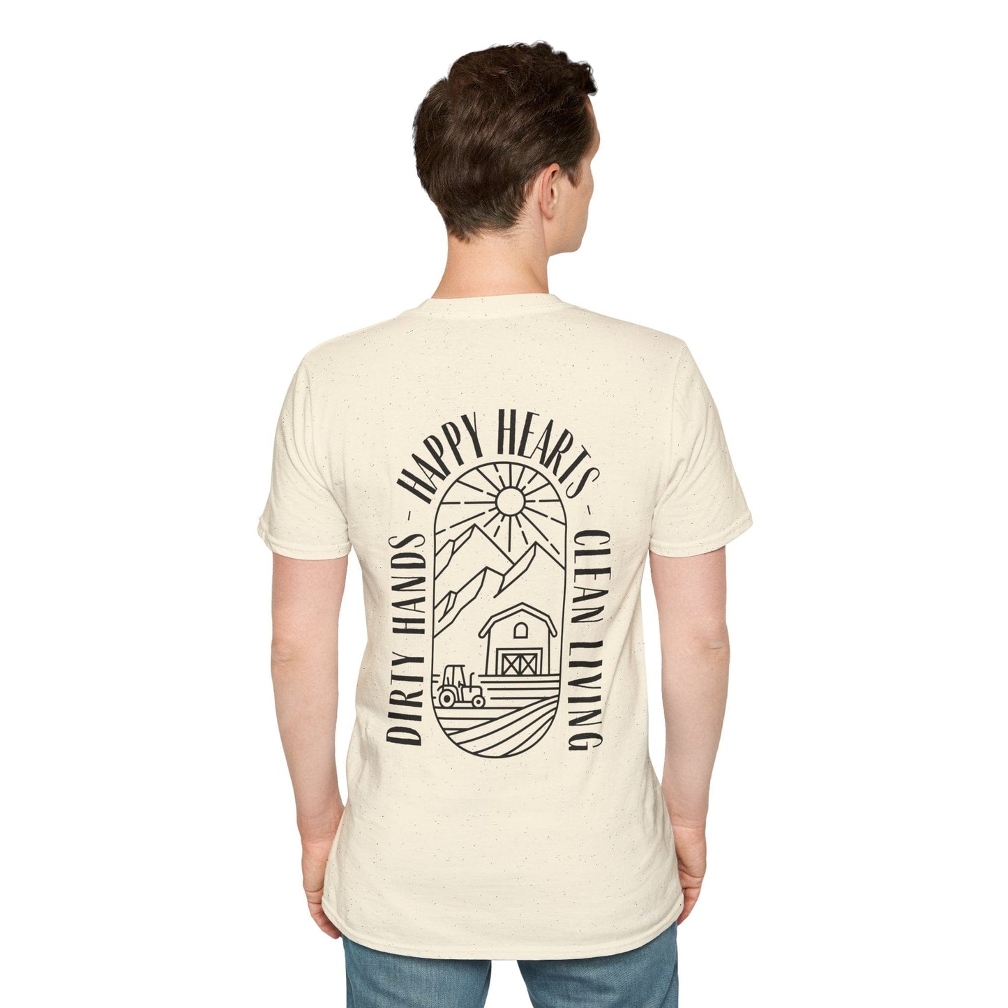 Clean Living Farm T-Shirt (BACK)