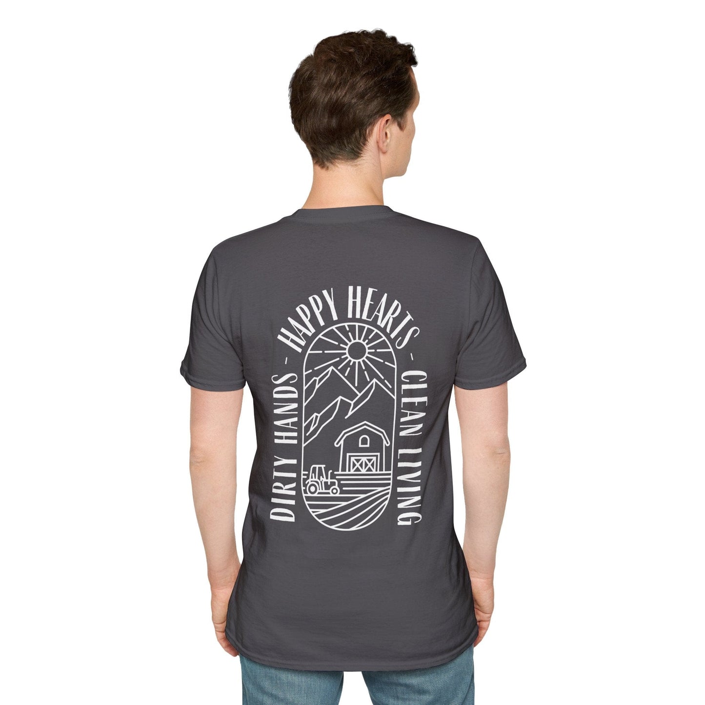 Clean Living Farm T-Shirt (BACK)