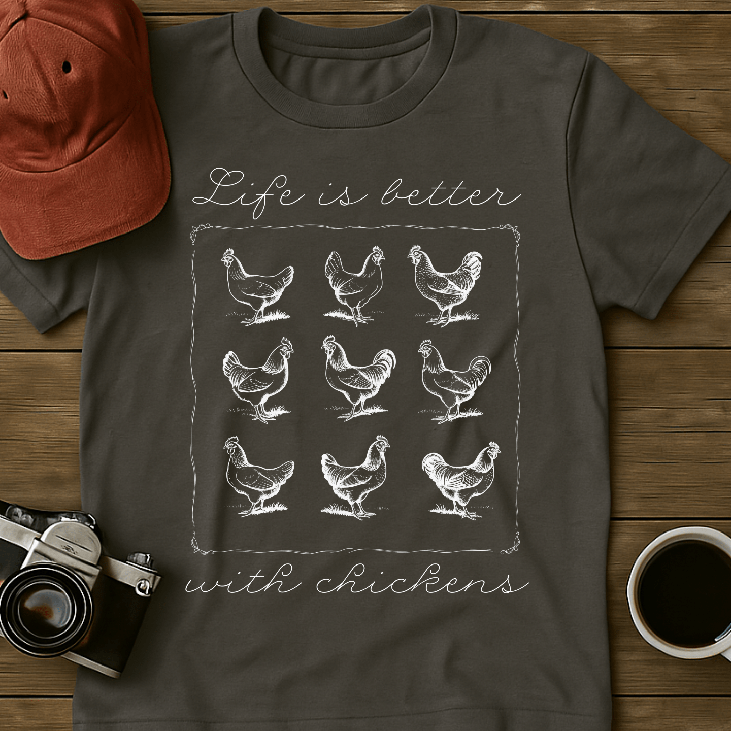 Better With Chickens I T-Shirt