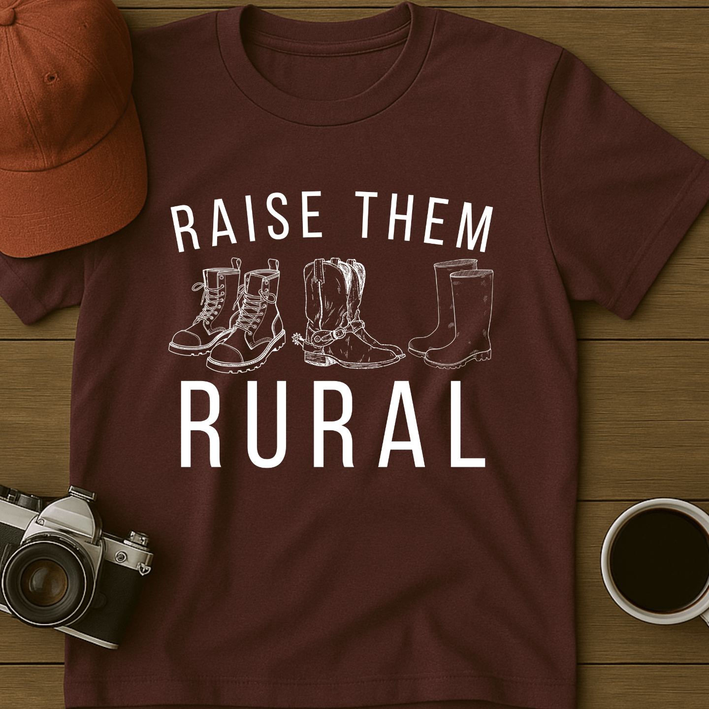 Rural Boots T-Shirt