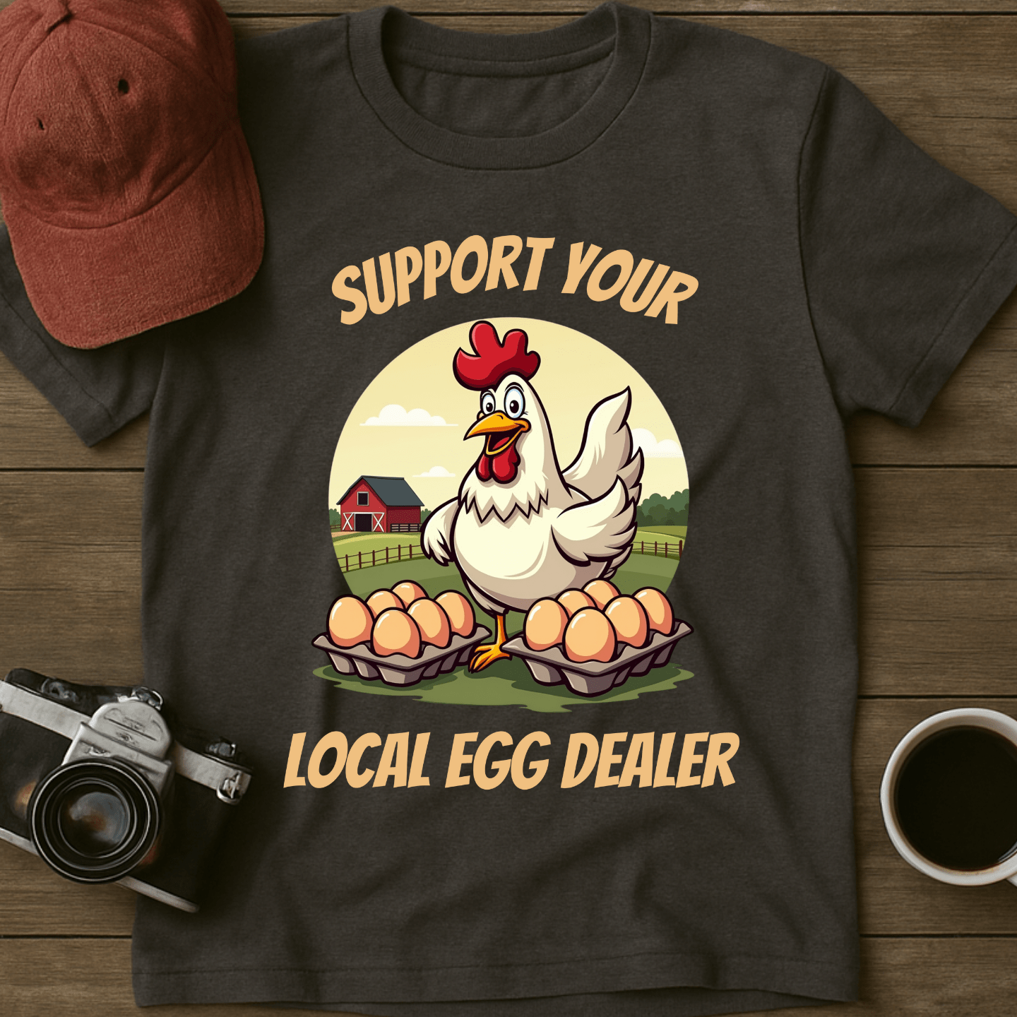 Support Egg Dealer Color T-Shirt