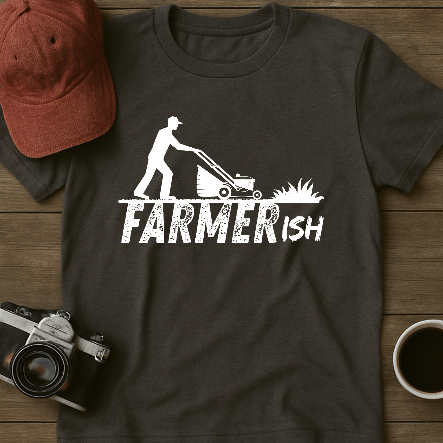 Farmerish Dad Mower T-Shirt