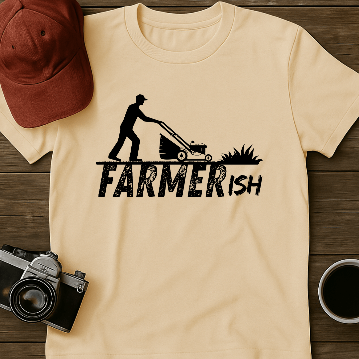 Farmerish Dad Mower T-Shirt