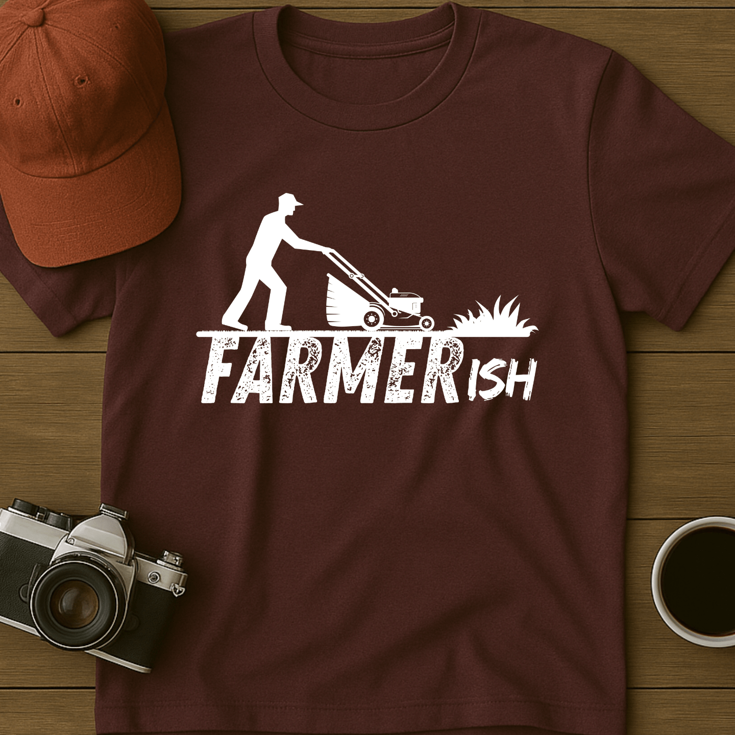 Farmerish Dad Mower T-Shirt