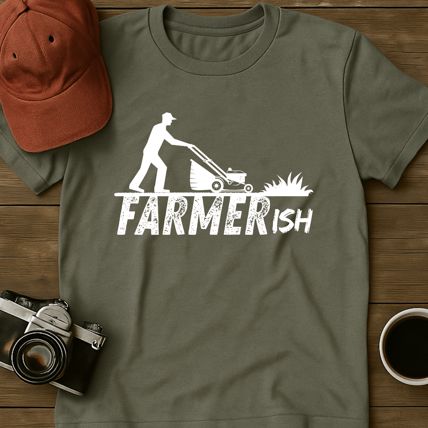 Farmerish Dad Mower T-Shirt