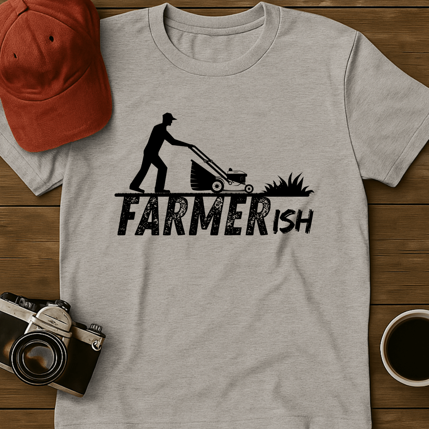 Farmerish Dad Mower T-Shirt
