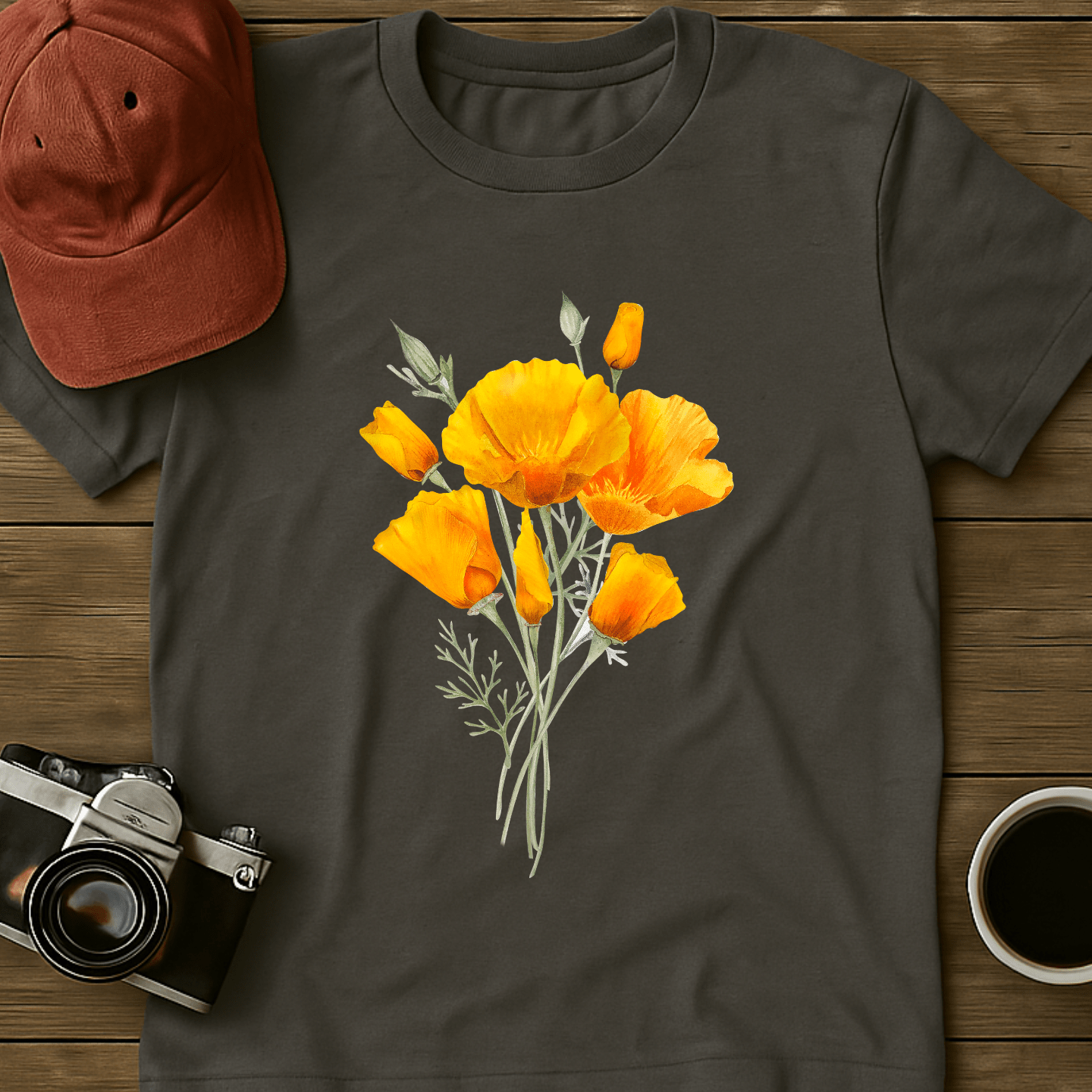 Orange Poppies T-Shirt