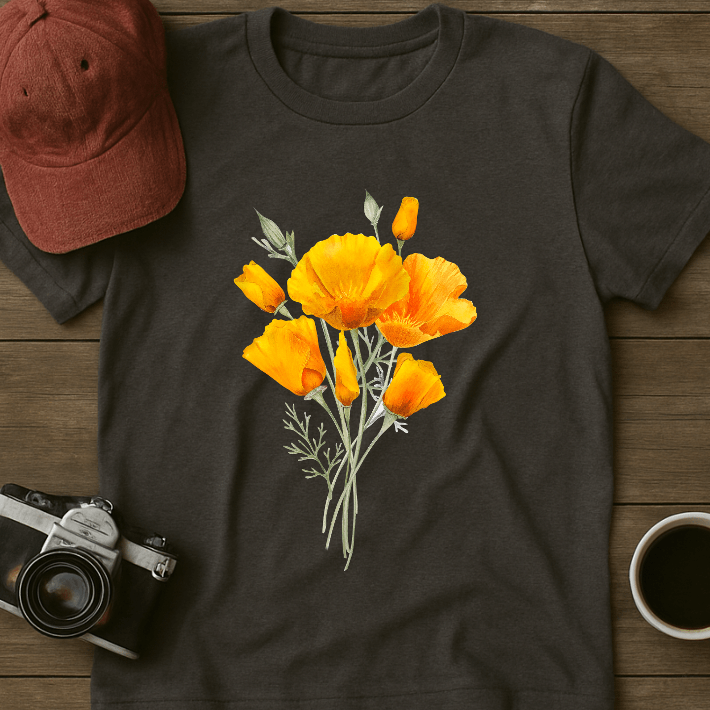Orange Poppies T-Shirt