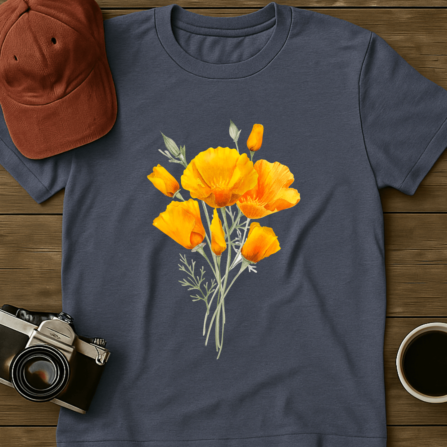Orange Poppies T-Shirt