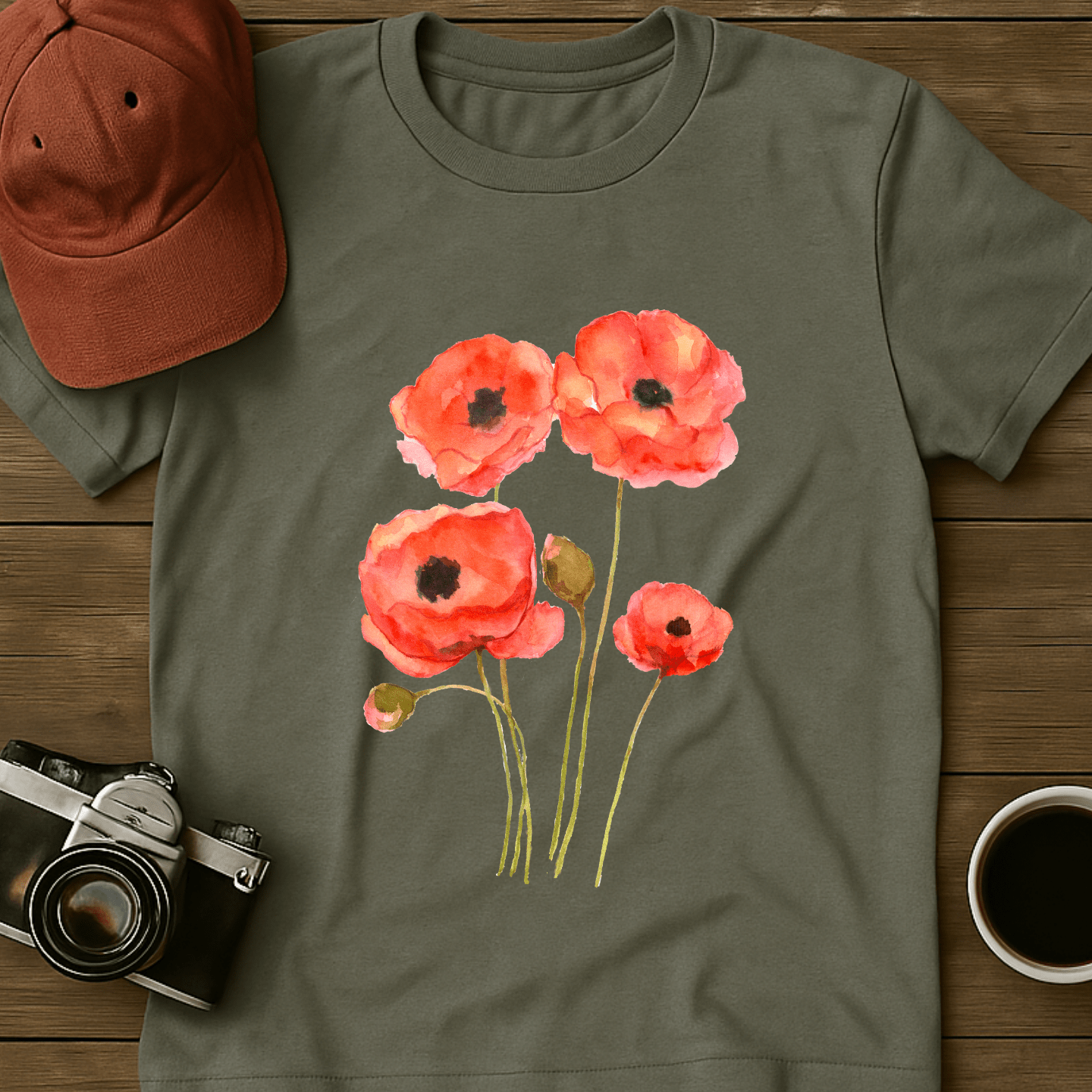 Red Poppies T-Shirt