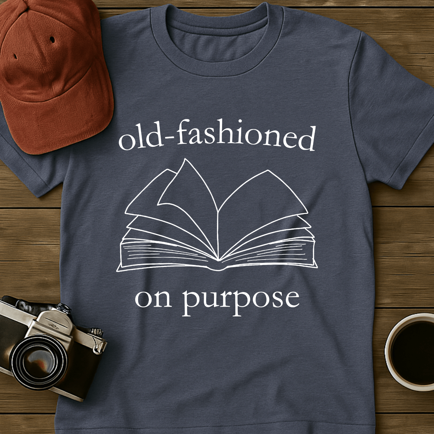 Old-Fashioned Book T-Shirt