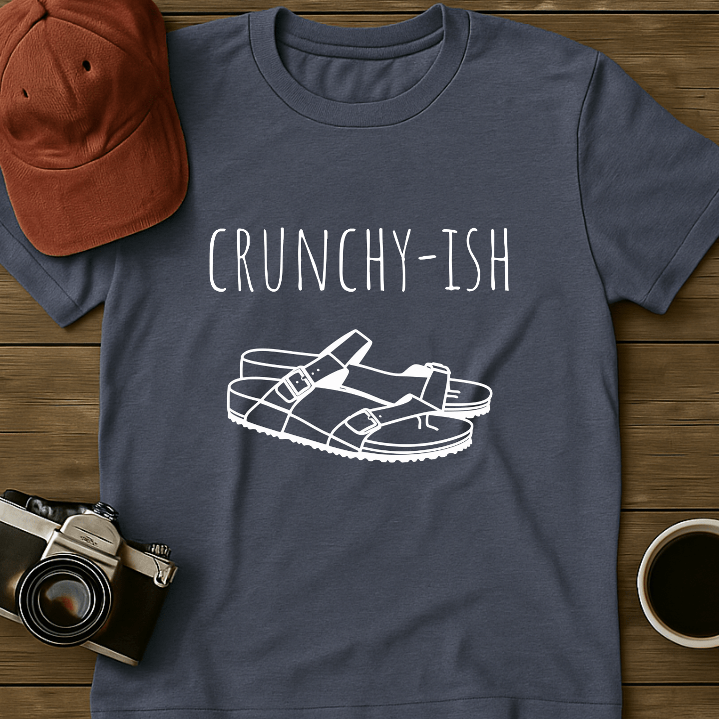 Crunchyish Sandal I T-Shirt