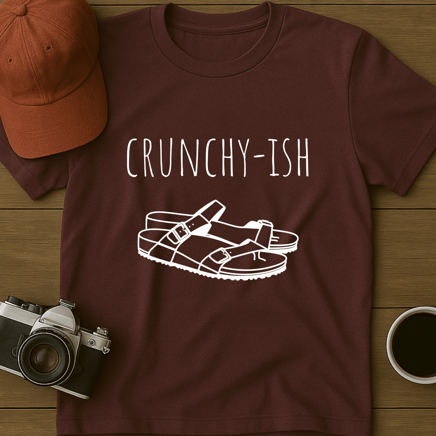 Crunchyish Sandal I T-Shirt