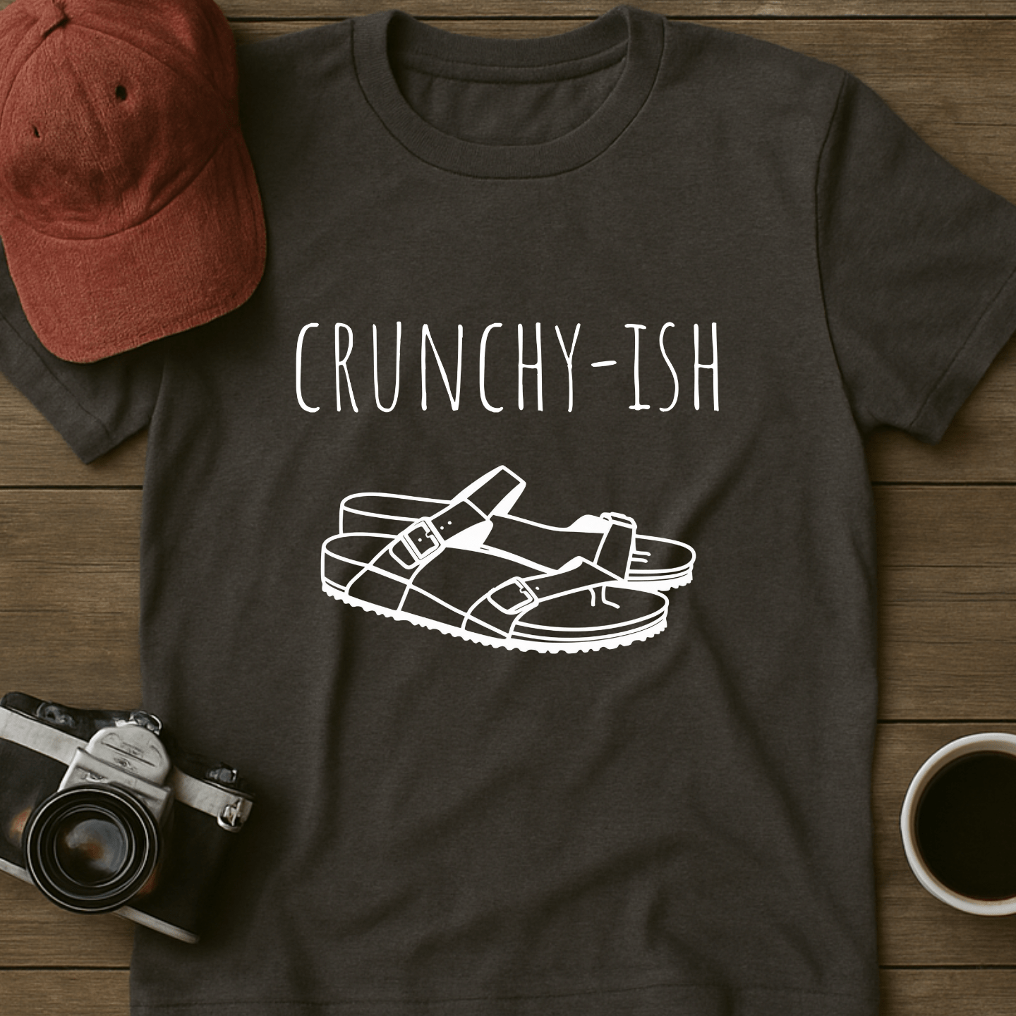Crunchyish Sandal I T-Shirt