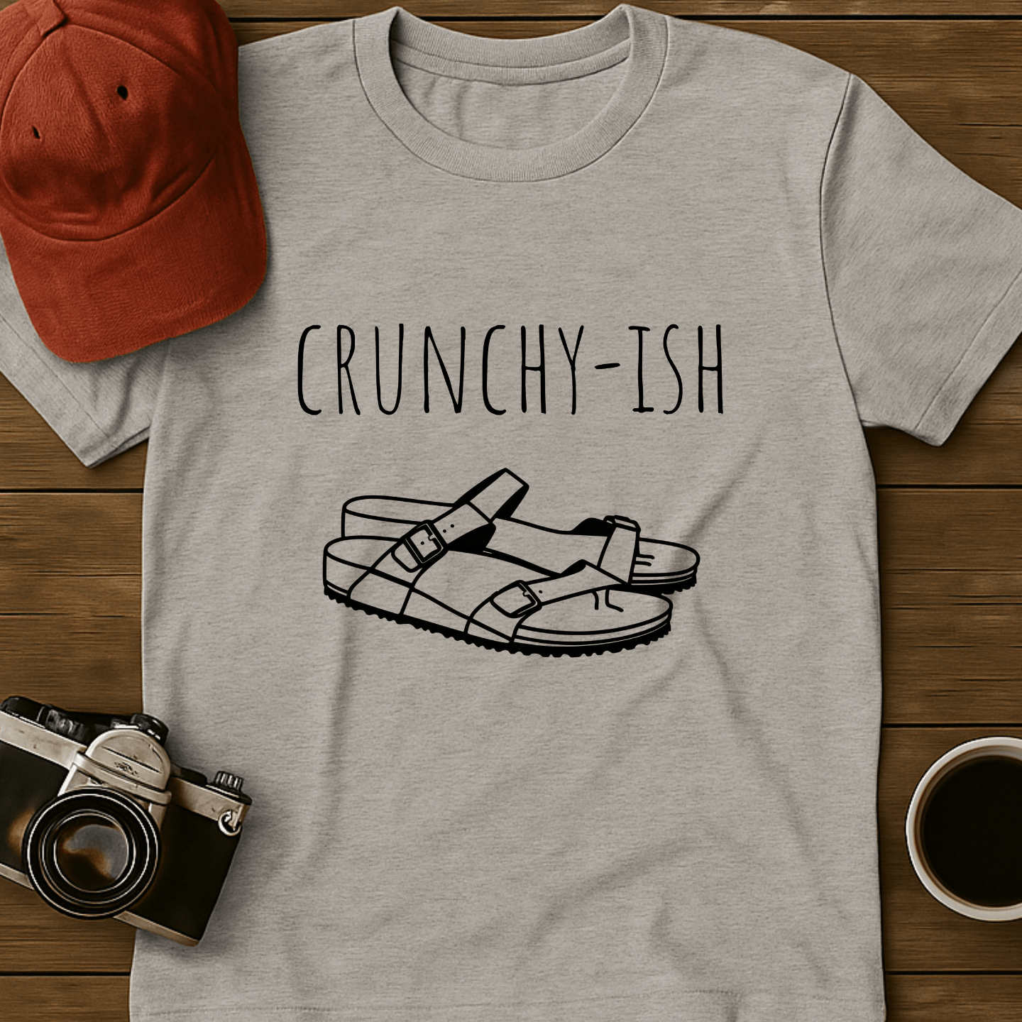 Crunchyish Sandal I T-Shirt