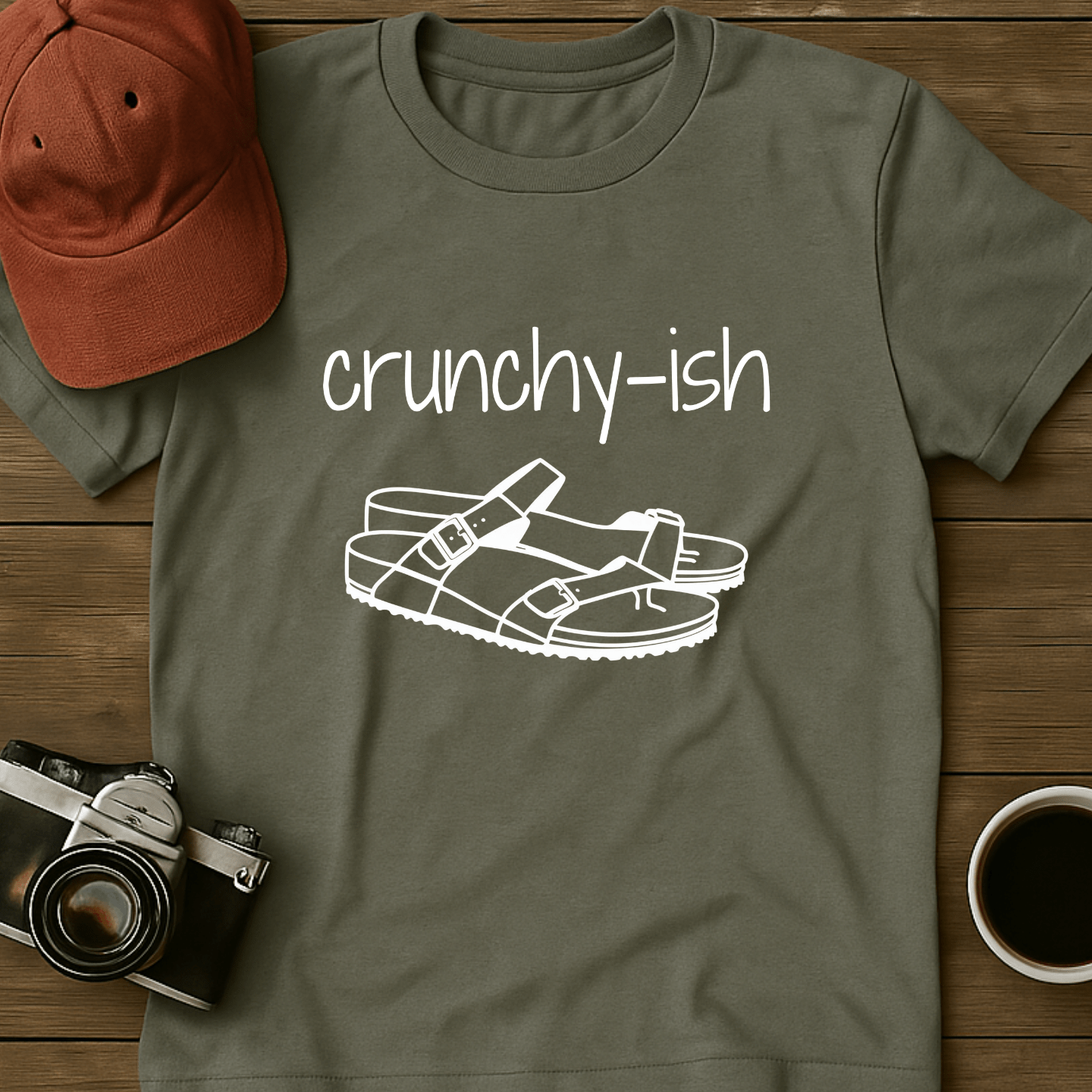 Crunchyish Sandal II T-Shirt