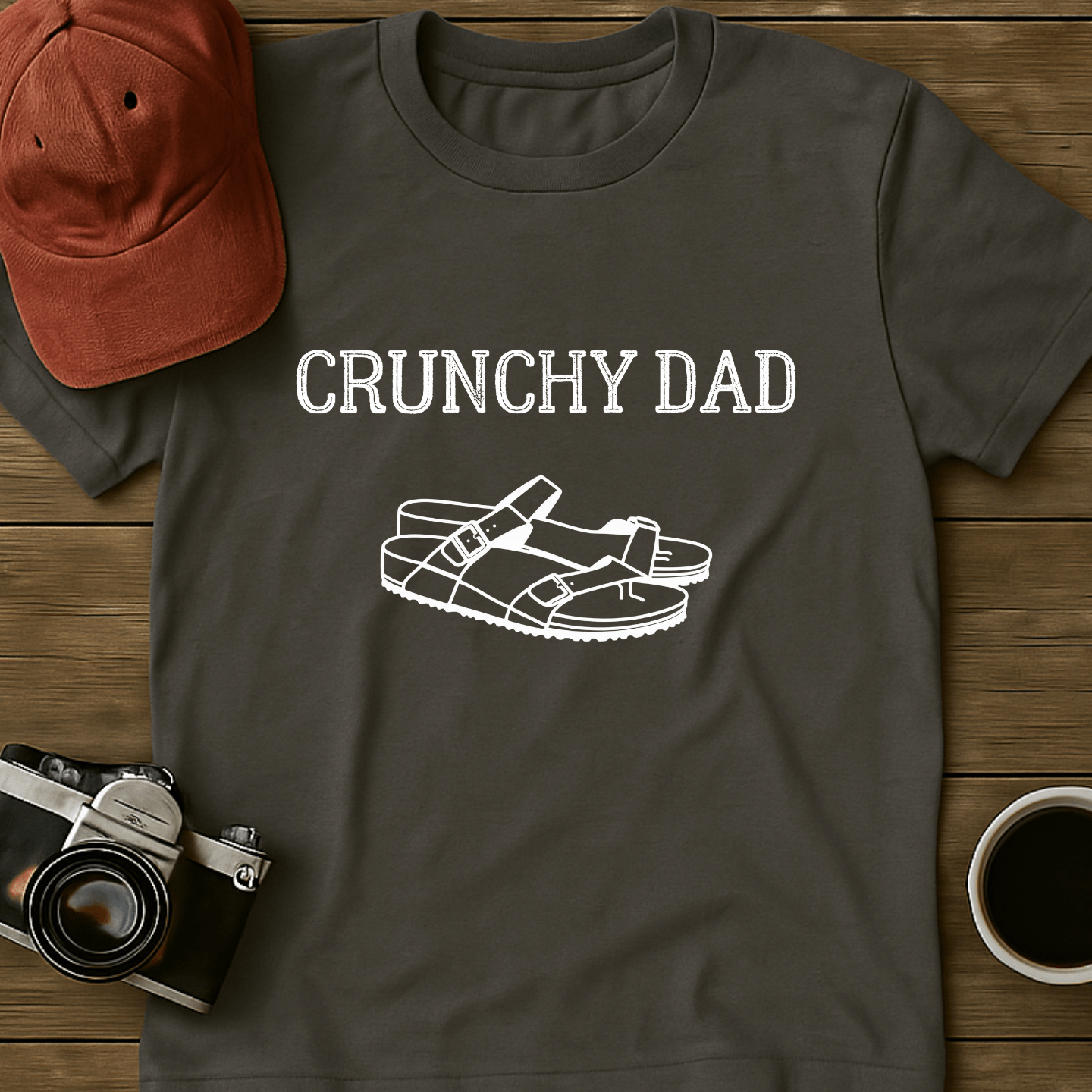 Crunchy Dad Sandal T-Shirt