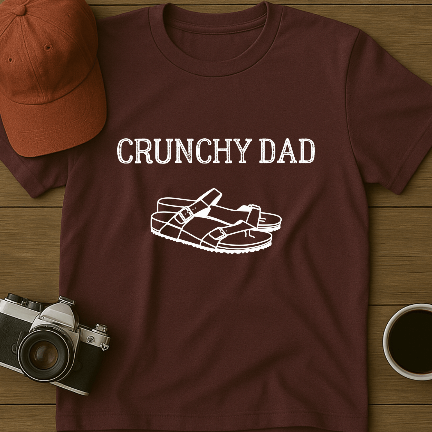 Crunchy Dad Sandal T-Shirt