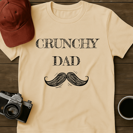Crunchy Dad Moustache T-Shirt