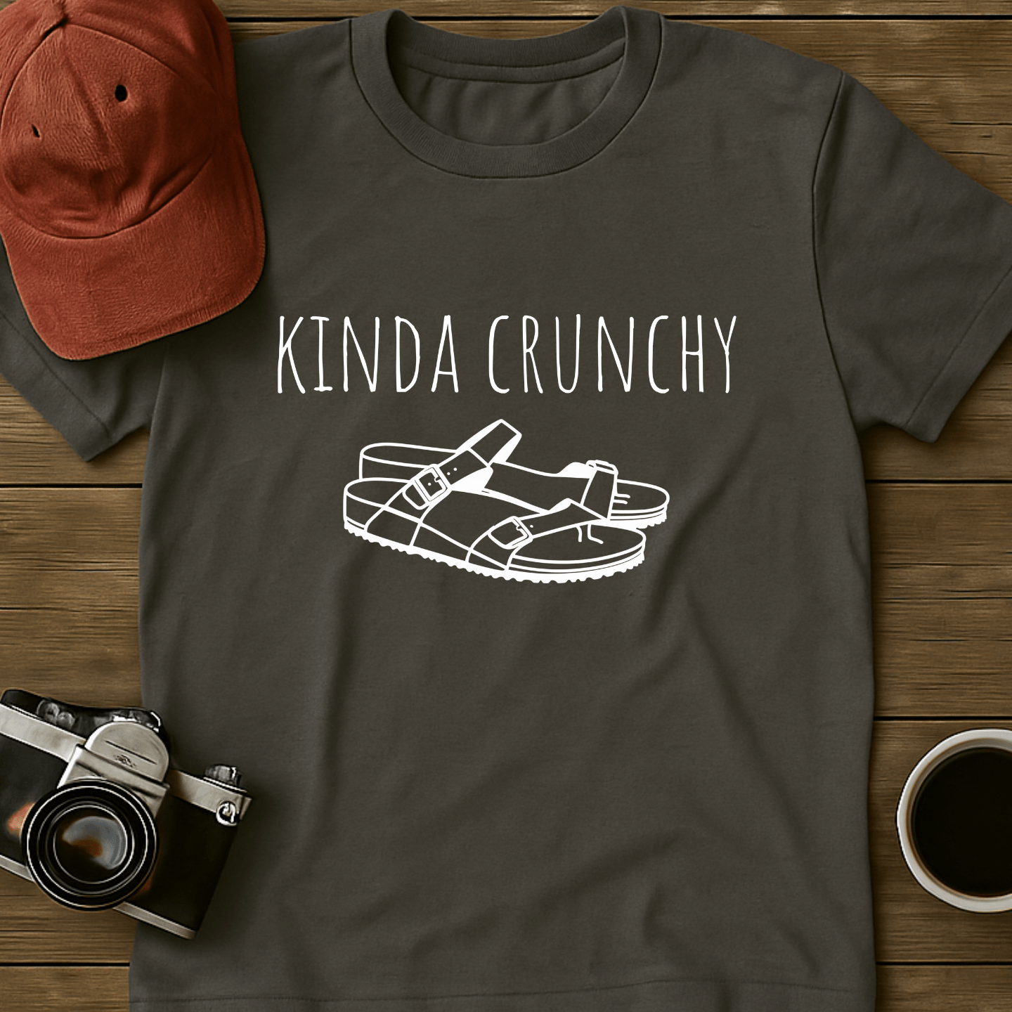 Kinda Crunchy Sandals I T-Shirt