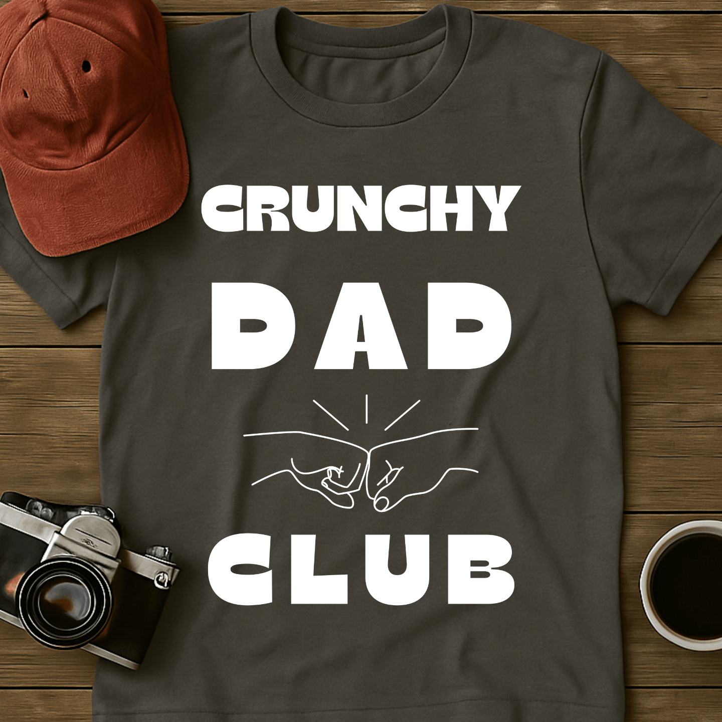 Crunchy Dad Club Fist Bump T-Shirt