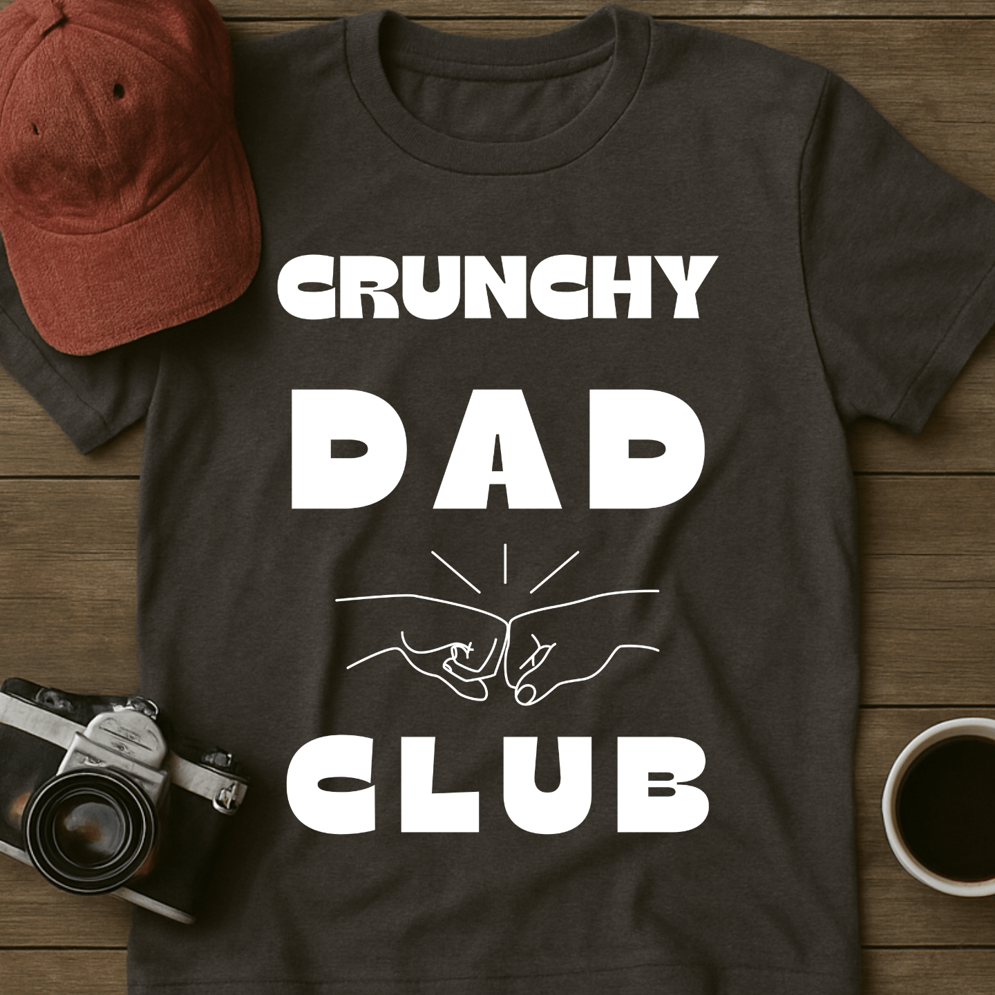 Crunchy Dad Club Fist Bump T-Shirt