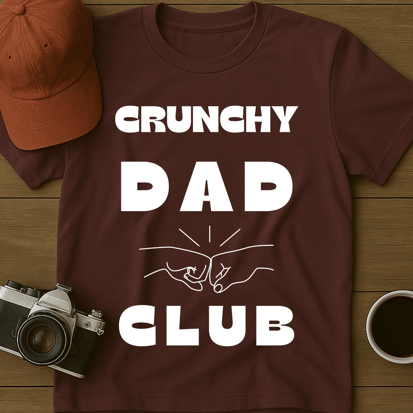 Crunchy Dad Club Fist Bump T-Shirt