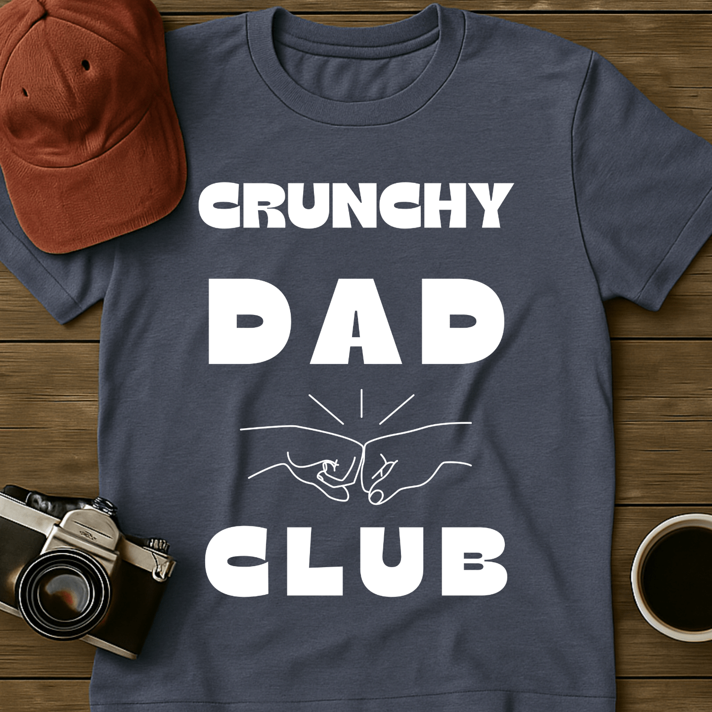 Crunchy Dad Club Fist Bump T-Shirt