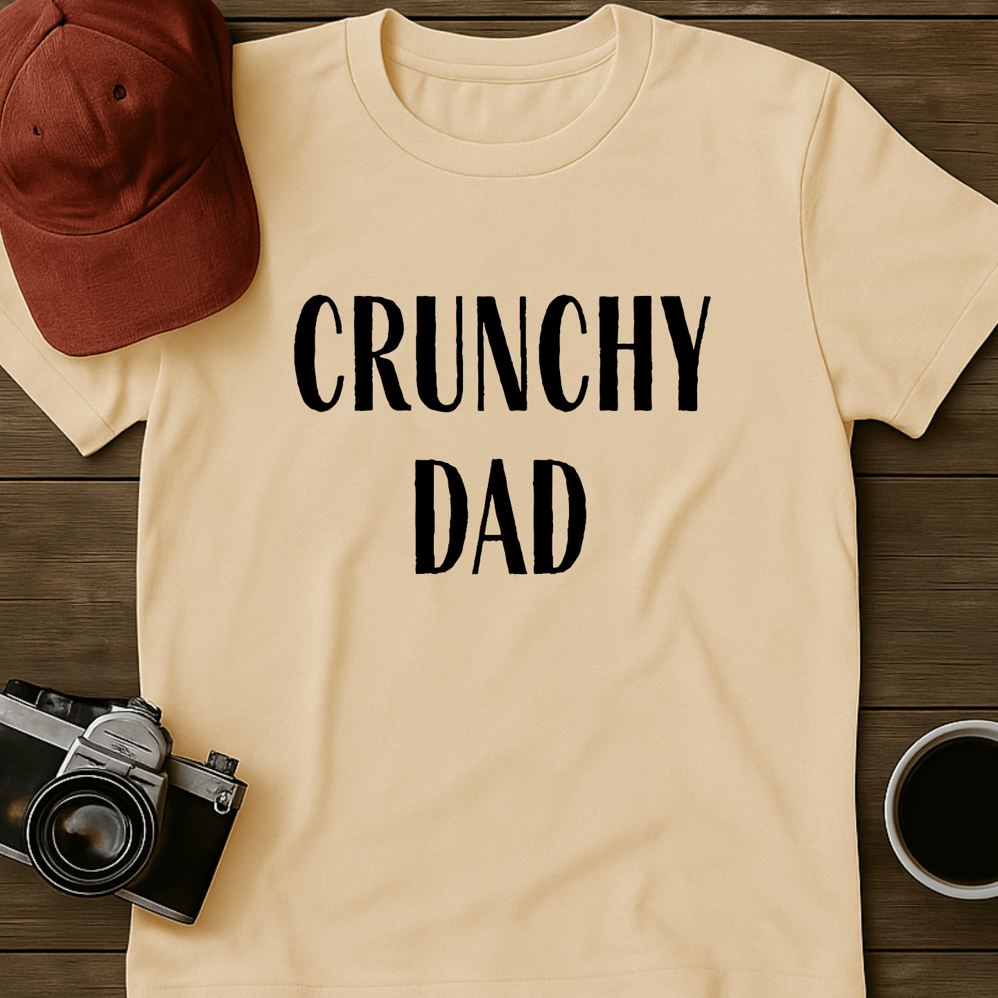 Crunchy Dad Print T-Shirt