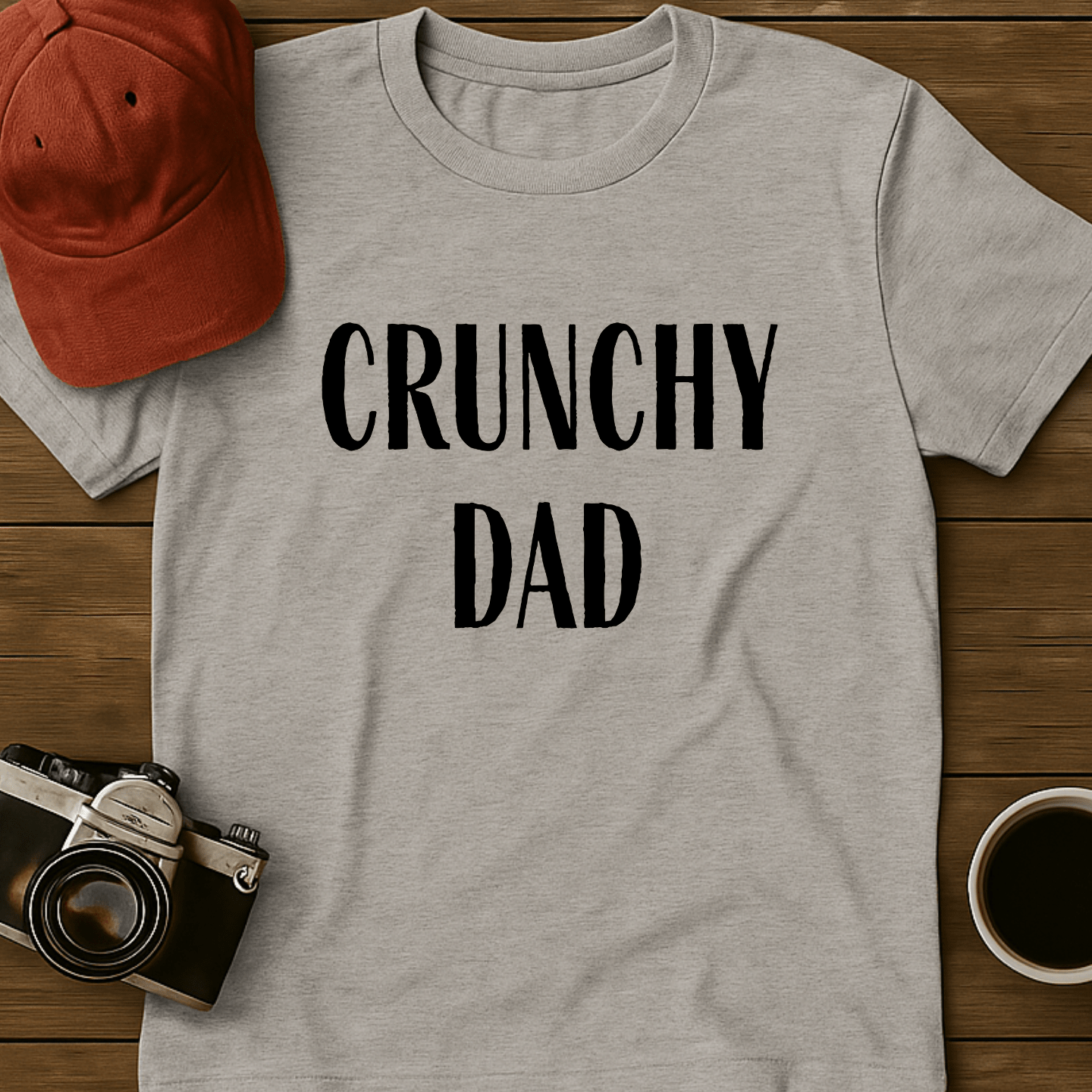Crunchy Dad Print T-Shirt