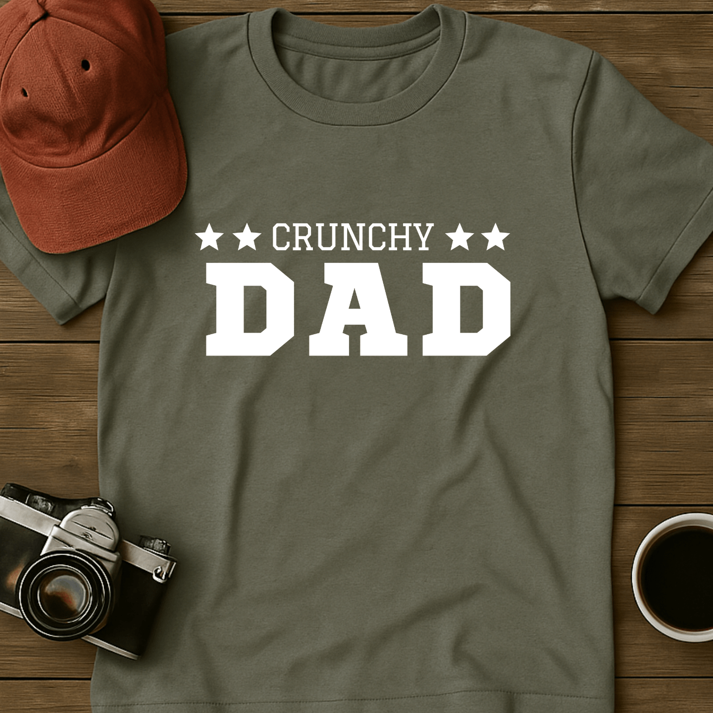 Crunchy Dad Stars T-Shirt