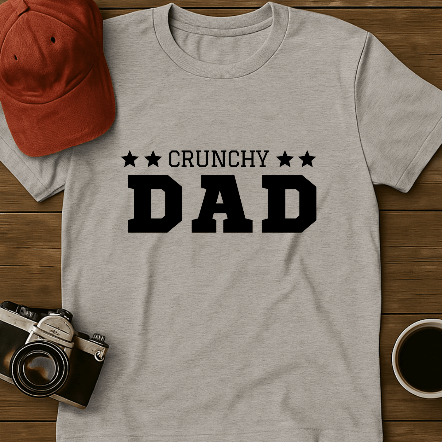 Crunchy Dad Stars T-Shirt