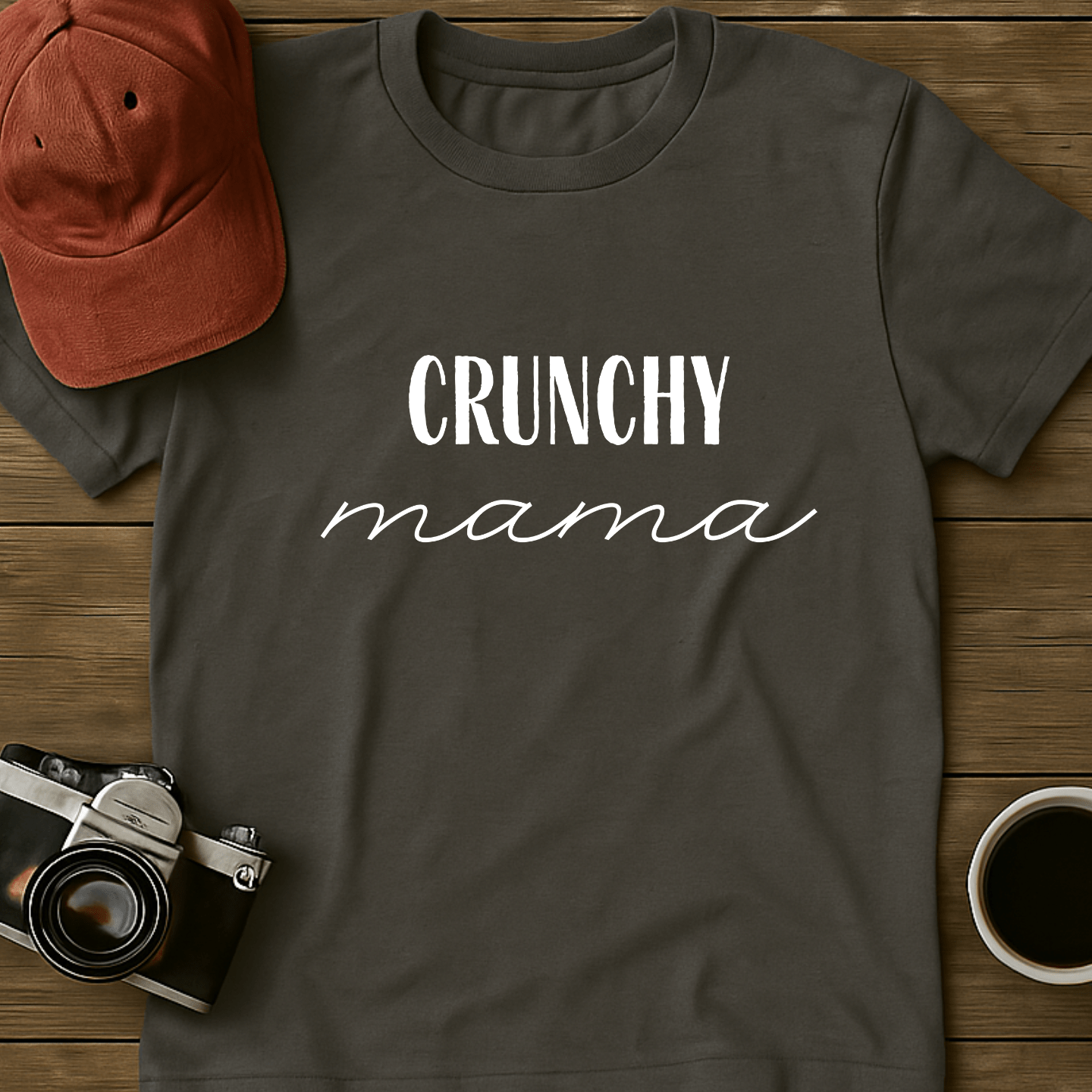 Crunchy Mama Print T-Shirt