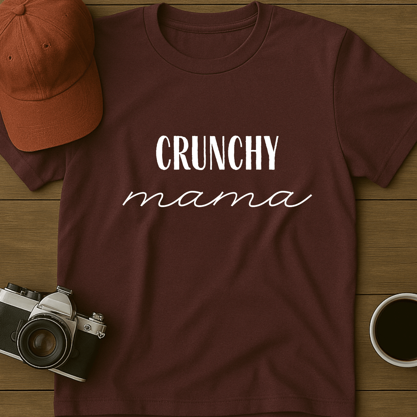 Crunchy Mama Print T-Shirt