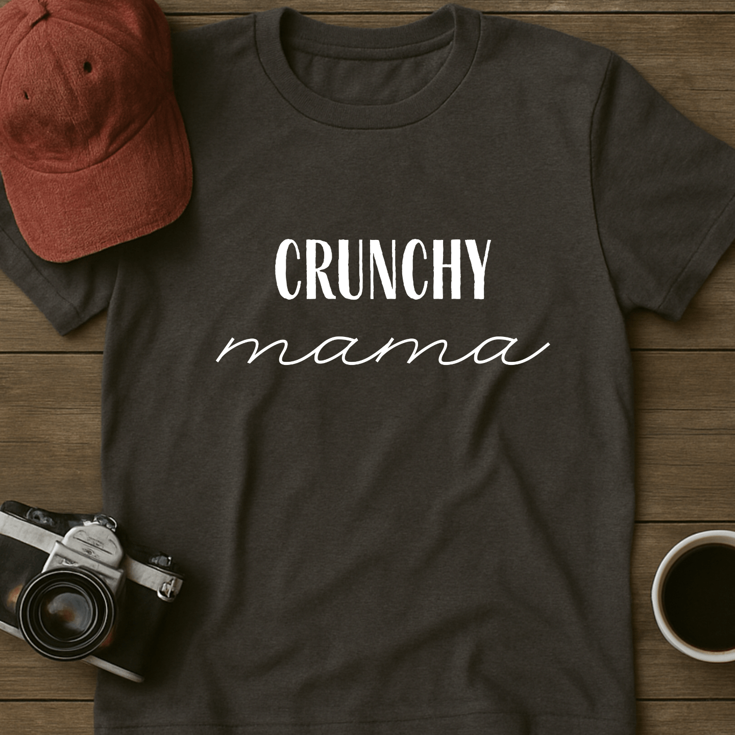 Crunchy Mama Print T-Shirt