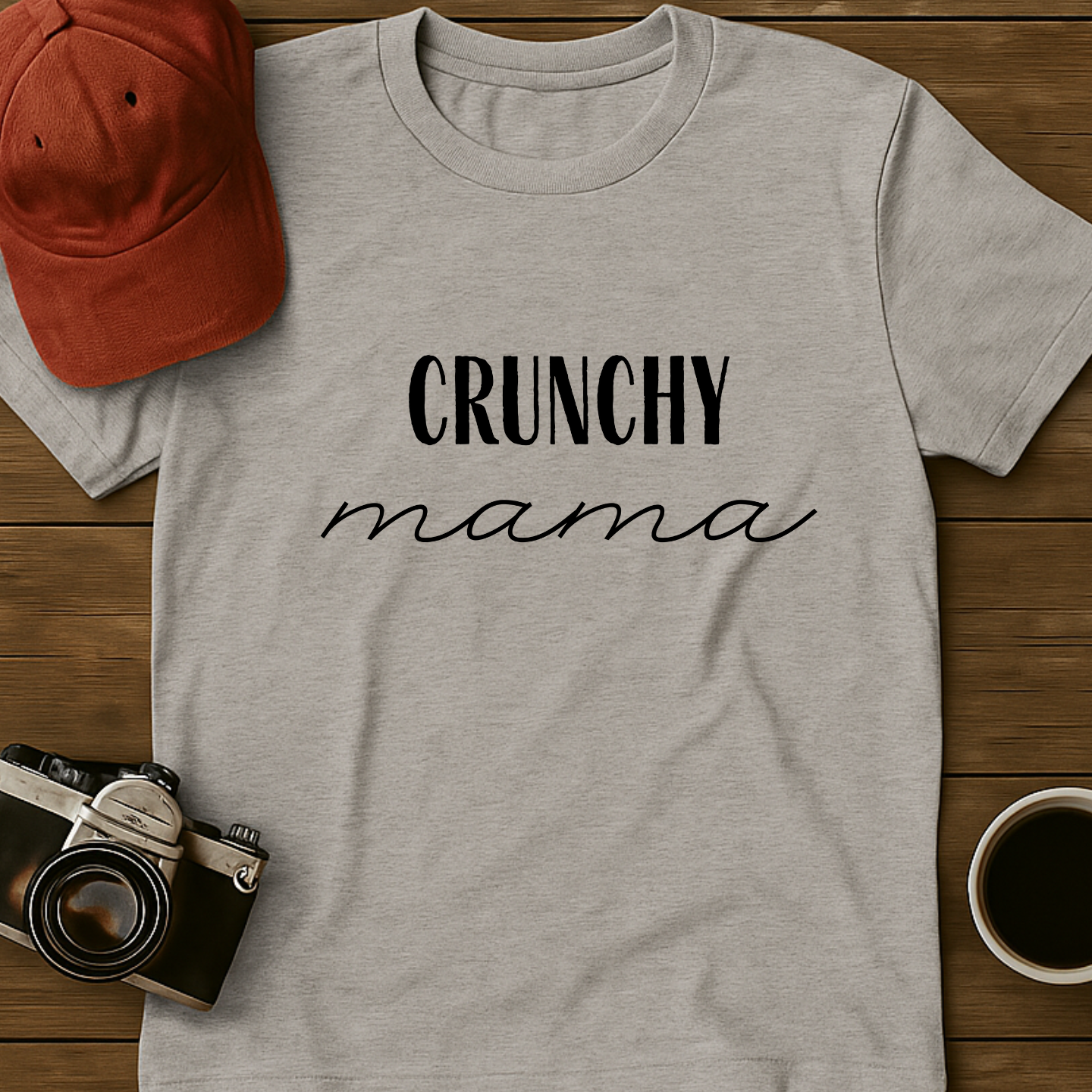 Crunchy Mama Print T-Shirt