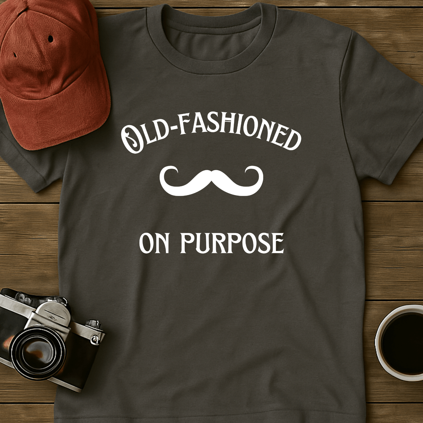 Old-Fashioned Moustache T-Shirt