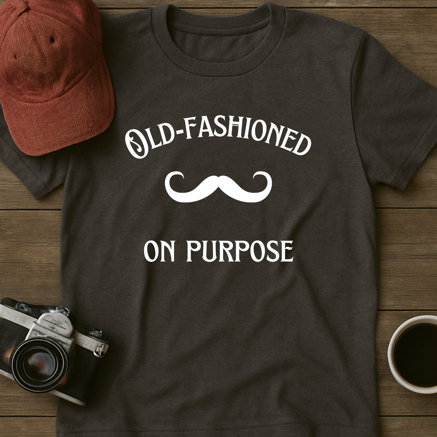 Old-Fashioned Moustache T-Shirt