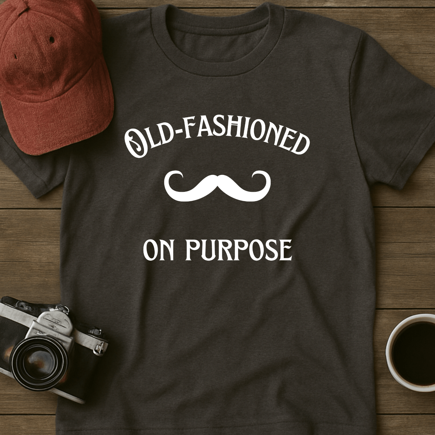 Old-Fashioned Moustache T-Shirt