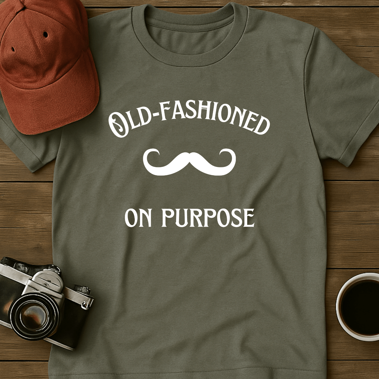Old-Fashioned Moustache T-Shirt