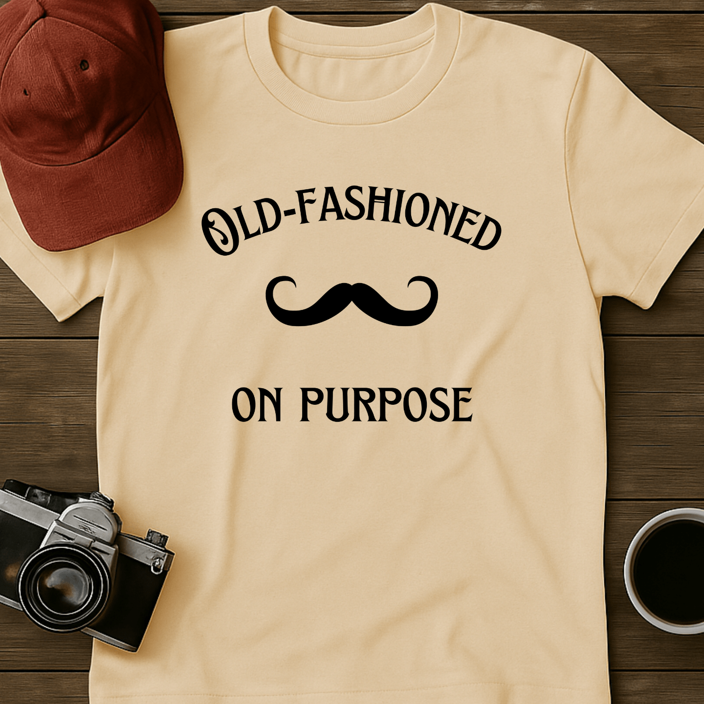 Old-Fashioned Moustache T-Shirt