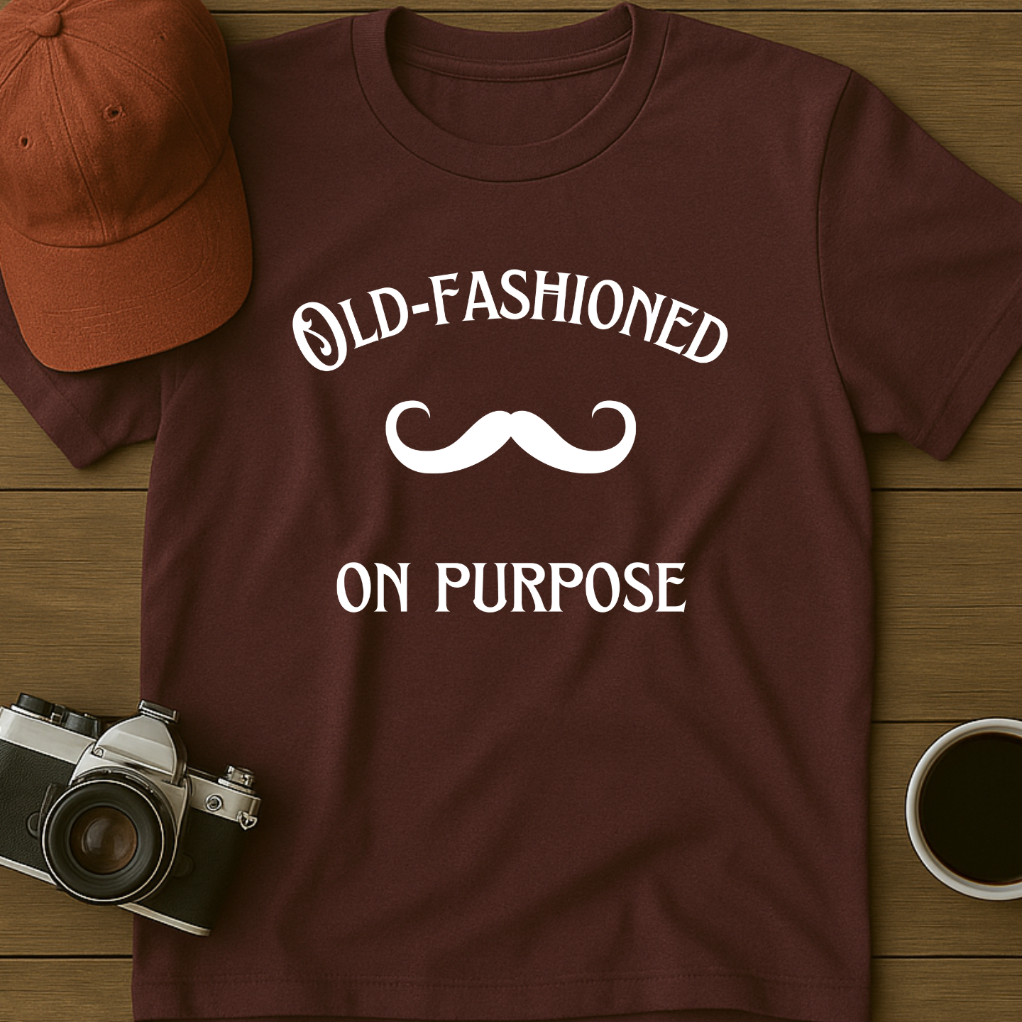 Old-Fashioned Moustache T-Shirt