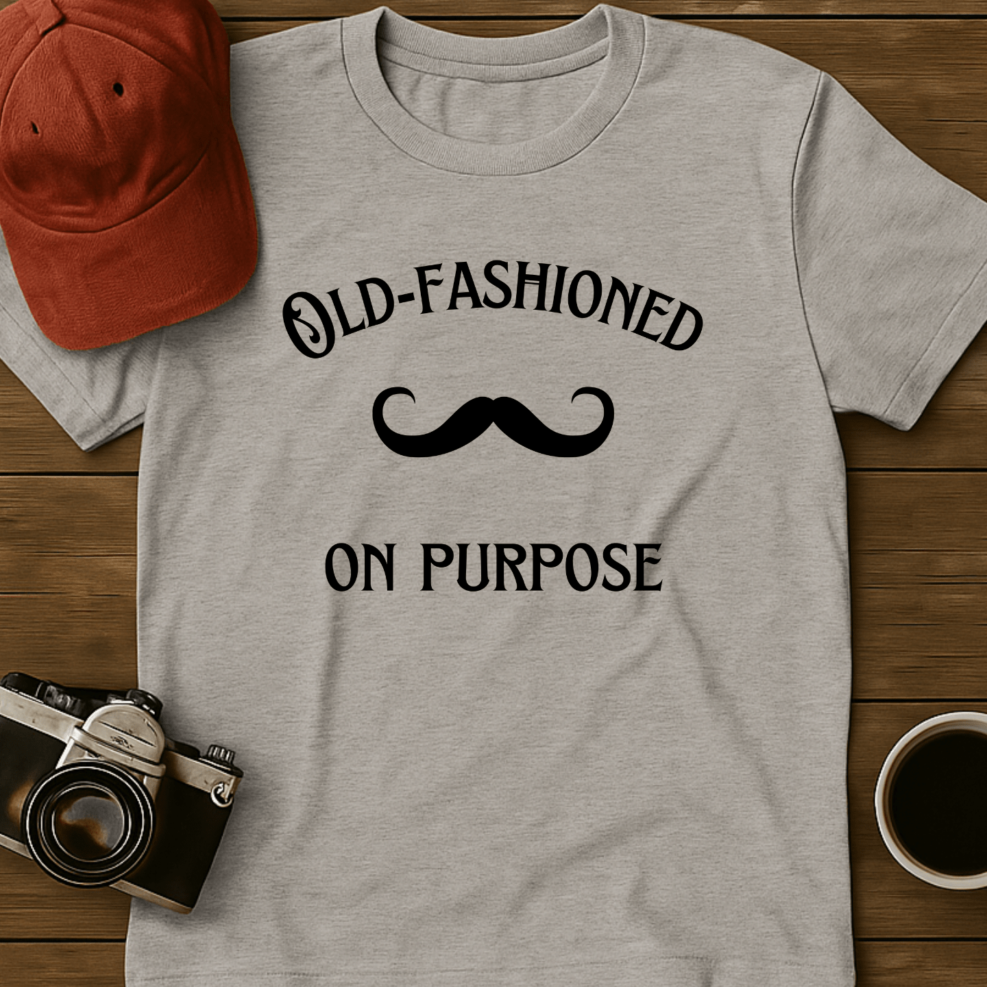 Old-Fashioned Moustache T-Shirt