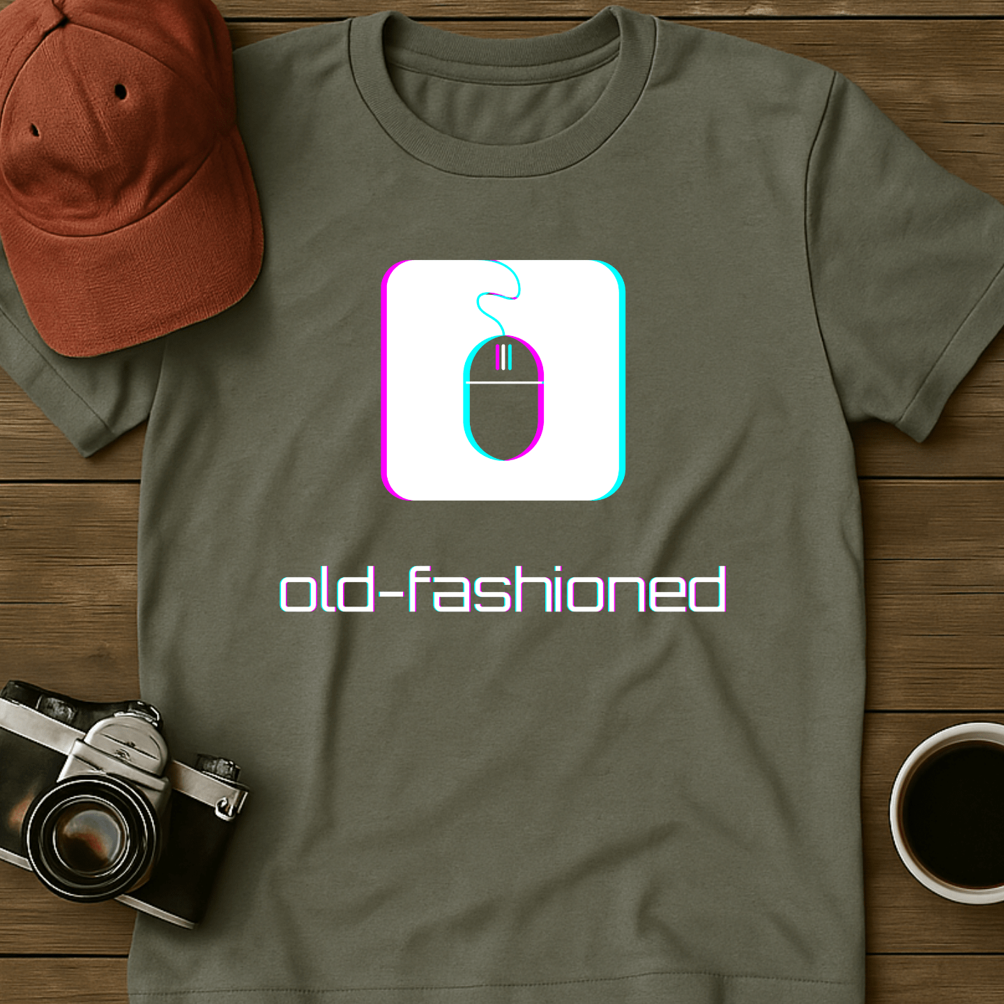 Old-Fashioned Mouse Pad I T-Shirt