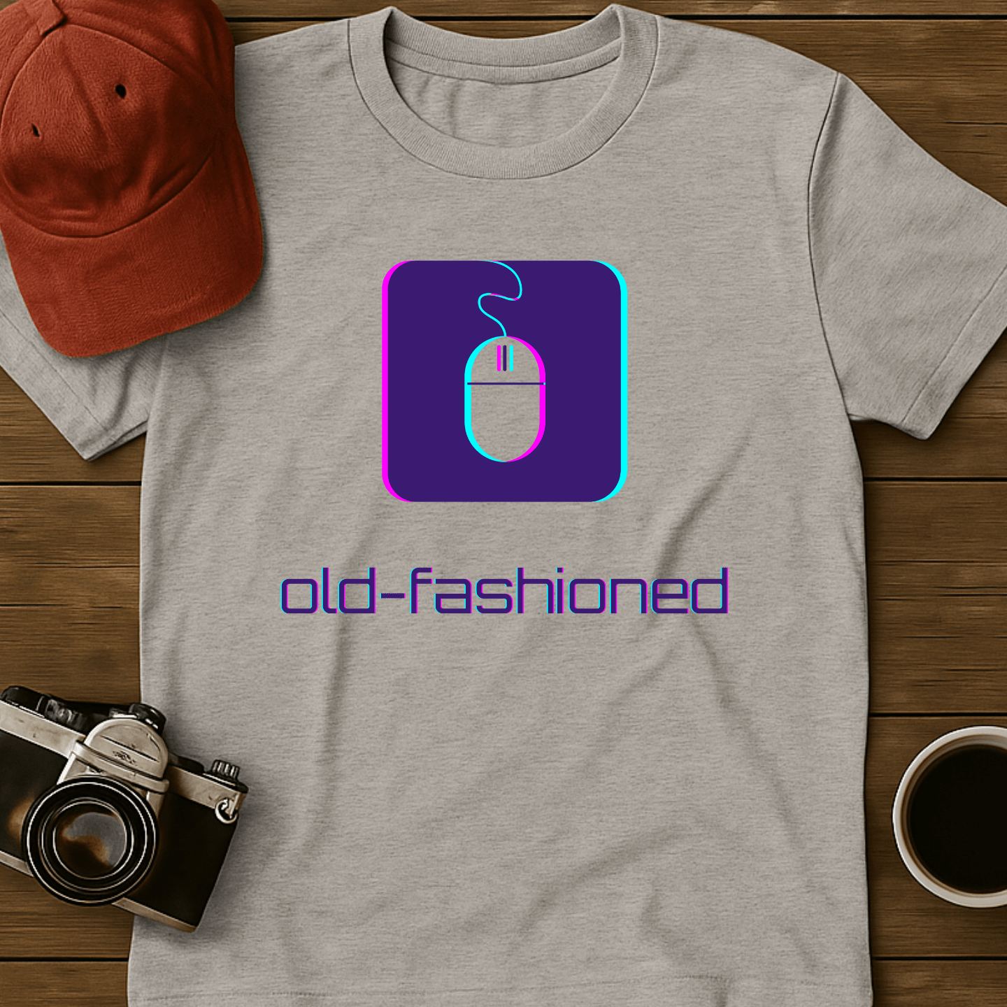 Old-Fashioned Mouse Pad I T-Shirt