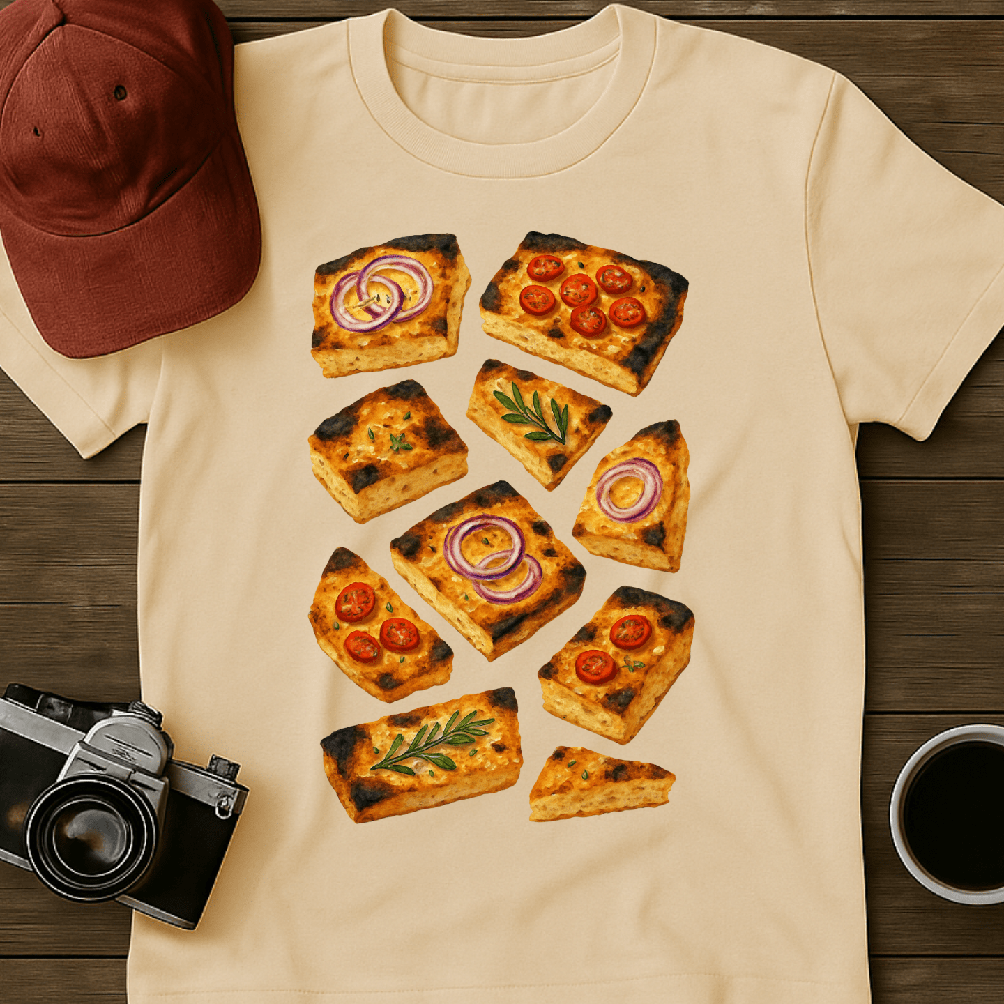 Focaccia Watercolor T-Shirt