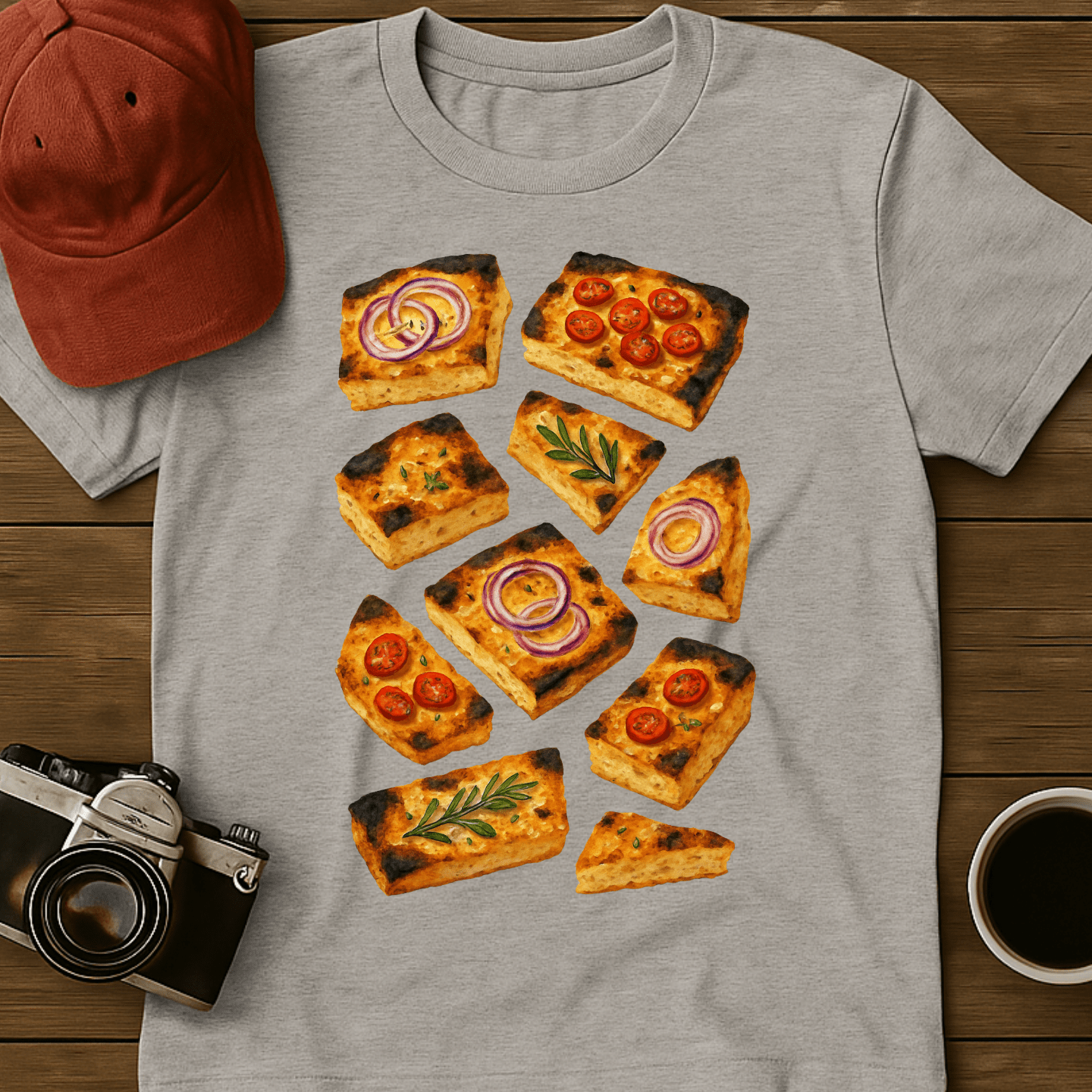 Focaccia Watercolor T-Shirt